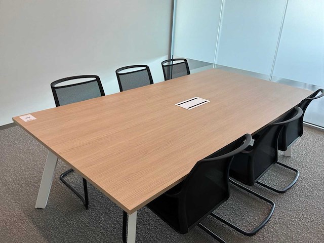 Conferentietafel met 6 stoelen - afbeelding 2 van  7