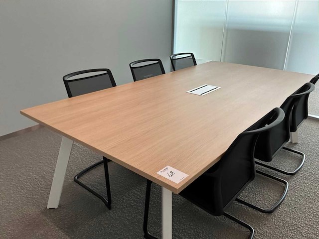 Conferentietafel met 6 stoelen - afbeelding 2 van  6