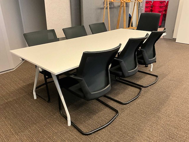 Conferentietafel met 6 stoelen - afbeelding 2 van  6