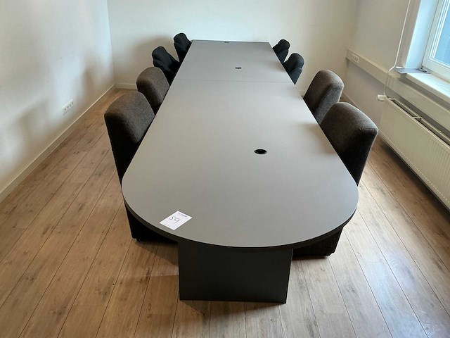 Conferentietafel met 8 stoelen - afbeelding 2 van  6