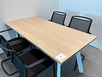 Conferentietafel met stoelen (2x) - afbeelding 2 van  7