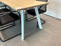 Conferentietafel met stoelen (2x) - afbeelding 3 van  7