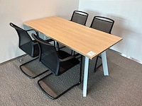 Conferentietafel met stoelen (2x) - afbeelding 7 van  7