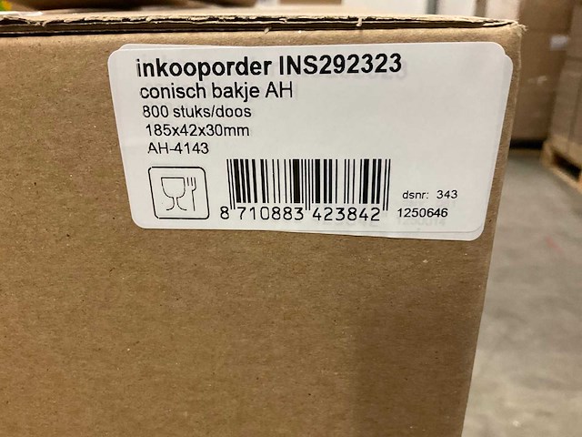 Conische bakjes (8500x) - afbeelding 2 van  2