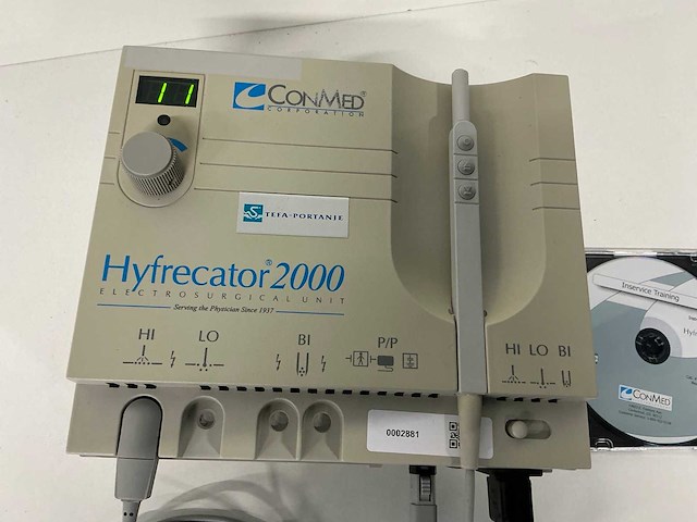 Conmed - hyfrecator 2000 - elektrochirurgisch apparaat - afbeelding 2 van  2