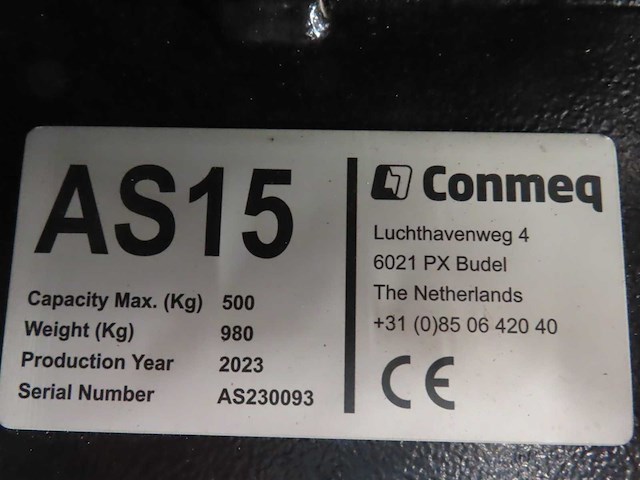 Conmeq - 2023 - as15 - shovel - afbeelding 5 van  13