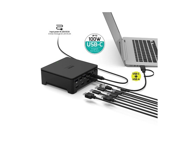 Connect docking station universal office 2 x 2k uk - afbeelding 1 van  6
