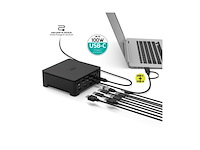 Connect docking station universal office 2 x 2k uk - afbeelding 1 van  6