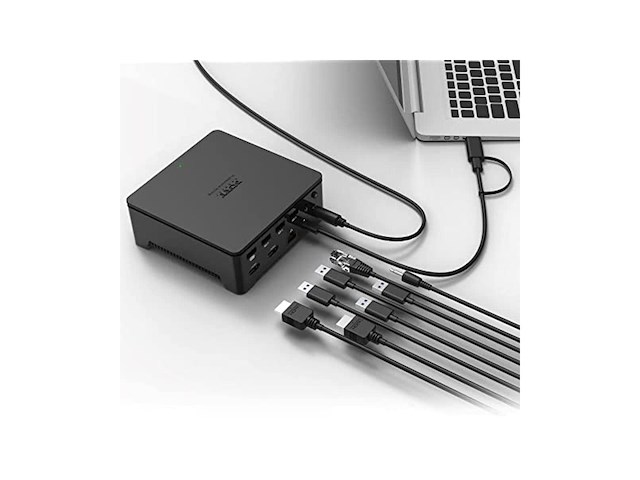 Connect docking station universal office 2 x 2k uk - afbeelding 3 van  6