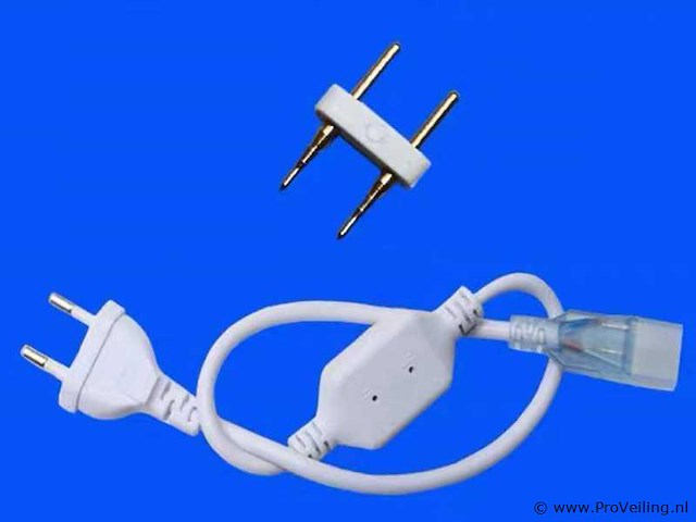 Connectoren voor neon led strip –monochroom (x10) - afbeelding 3 van  4