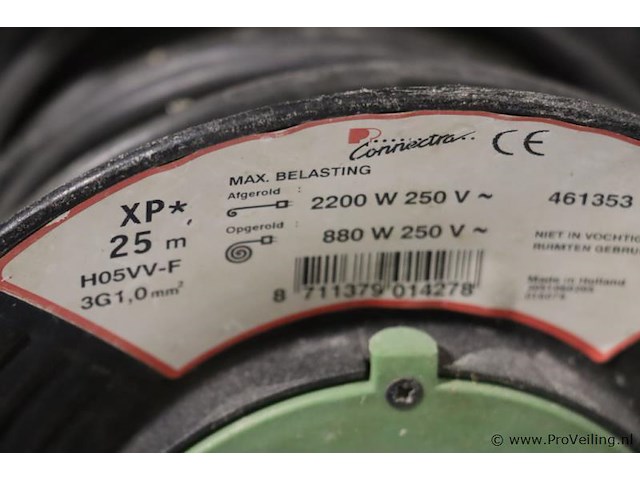Connectra xp kabelhaspel - afbeelding 3 van  3