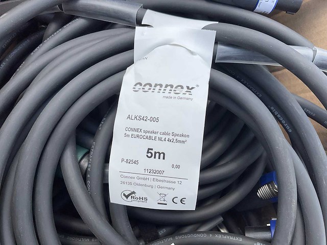 Connex nl4 speak-on kabel (10x) - afbeelding 1 van  1