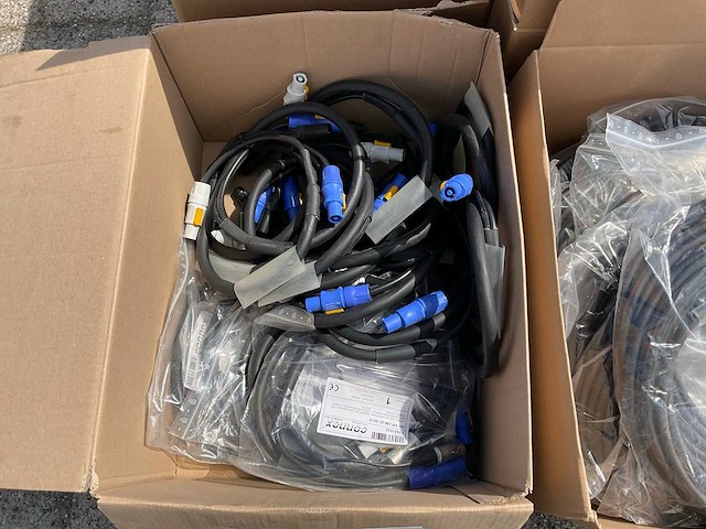 Connex powercon xlr3 combikabel (17x) - afbeelding 1 van  1
