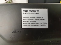 Conrad speaka professional monitorarm met laptophouder sp-mm-302 sp-9400960 - afbeelding 2 van  5