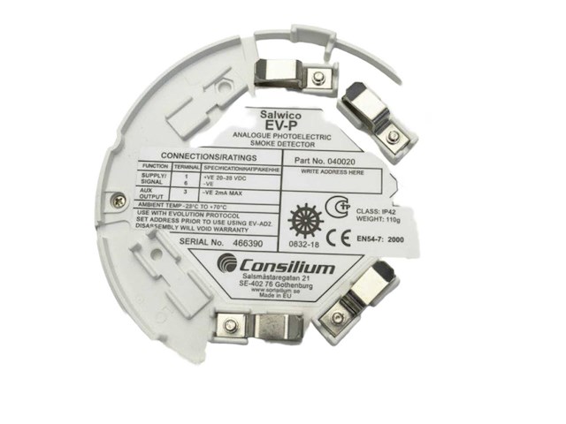 Consilium ev-p optical smoke detector white - - afbeelding 1 van  4