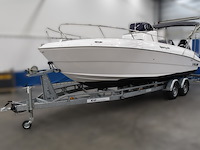 Consoleboot met 2x suzuki df150ap (2021) en kalf 3000-83l boottrailer, esr marine, sporty 24, 2022 - afbeelding 49 van  142