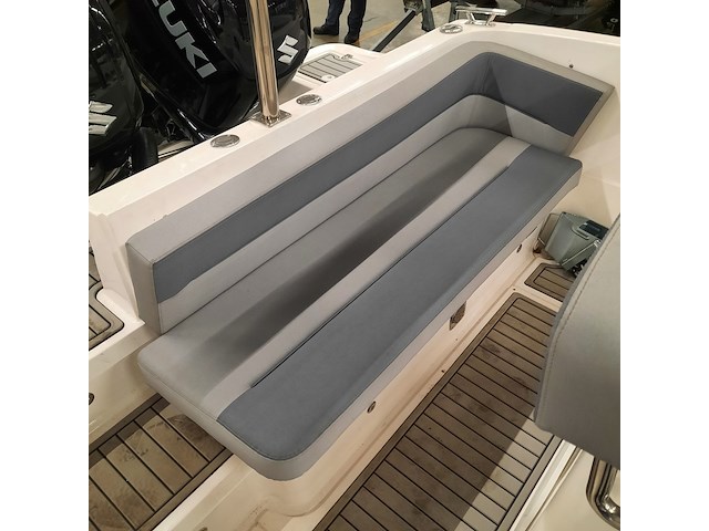 Consoleboot met 2x suzuki df150ap (2021) en kalf 3000-83l boottrailer, esr marine, sporty 24, 2022 - afbeelding 67 van  142