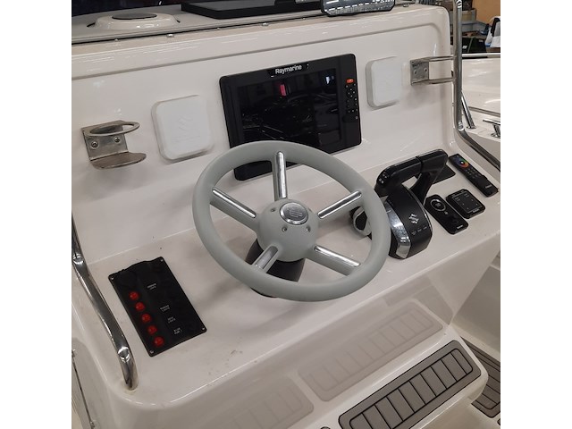 Consoleboot met 2x suzuki df150ap (2021) en kalf 3000-83l boottrailer, esr marine, sporty 24, 2022 - afbeelding 72 van  142