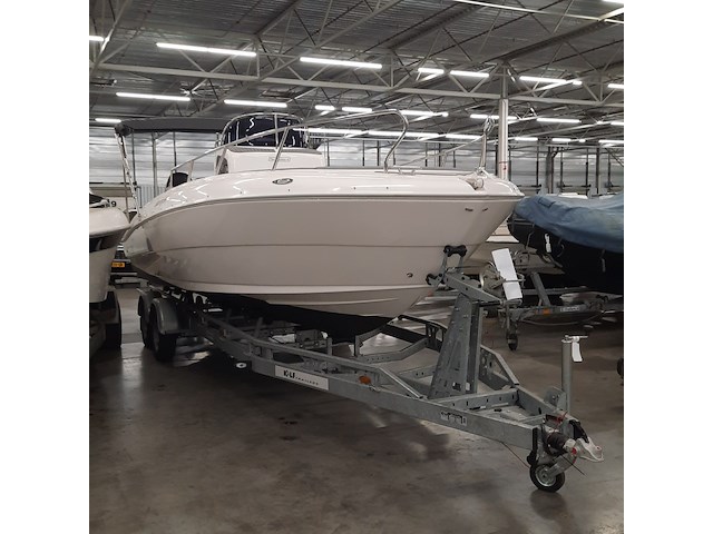 Consoleboot met 2x suzuki df150ap (2021) en kalf 3000-83l boottrailer, esr marine, sporty 24, 2022 - afbeelding 77 van  142