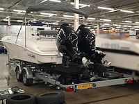 Consoleboot met 2x suzuki df150ap (2021) en kalf 3000-83l boottrailer, esr marine, sporty 24, 2022 - afbeelding 88 van  142
