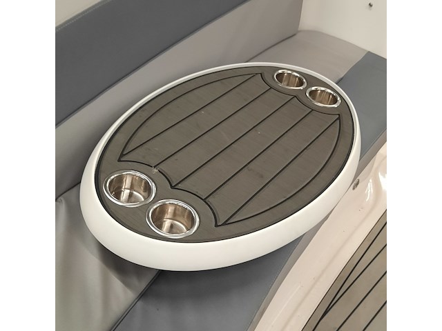 Consoleboot met 2x suzuki df150ap (2021) en kalf 3000-83l boottrailer, esr marine, sporty 24, 2022 - afbeelding 114 van  142