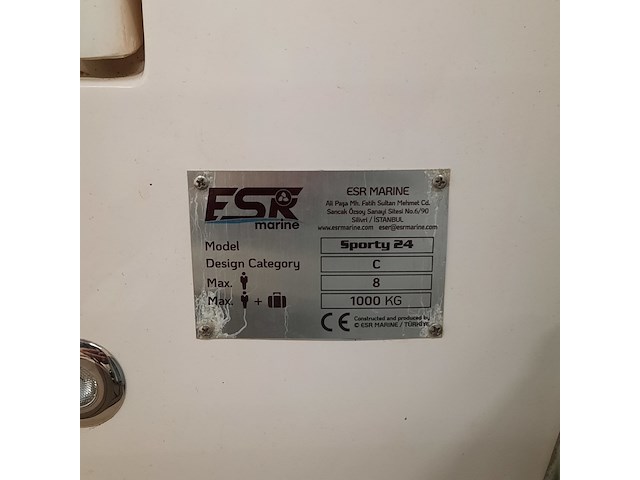 Consoleboot met 2x suzuki df150ap (2021) en kalf 3000-83l boottrailer, esr marine, sporty 24, 2022 - afbeelding 115 van  142