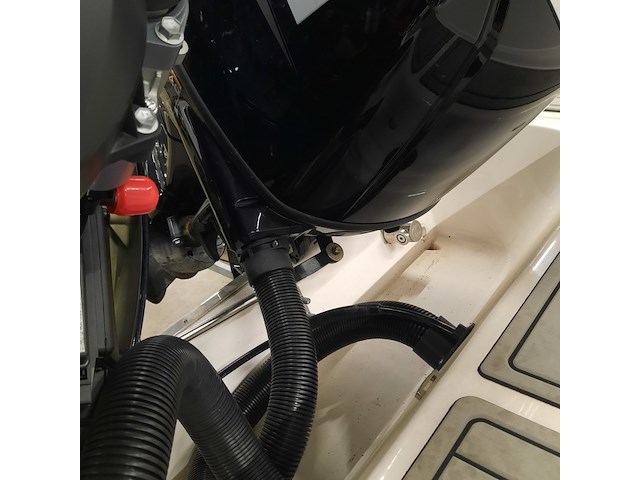 Consoleboot met 2x suzuki df150ap (2021) en kalf 3000-83l boottrailer, esr marine, sporty 24, 2022 - afbeelding 134 van  142