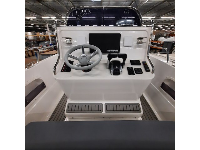 Consoleboot met 2x suzuki df150ap (2021) en kalf 3000-83l boottrailer, esr marine, sporty 24, 2022 - afbeelding 141 van  142