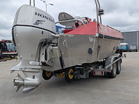 Consoleboot, twister, 600 pro, 2007, met buitenboordmotor, honda bf135a op boottrailer, pega zb2000/600 - afbeelding 22 van  45