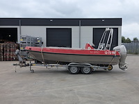 Consoleboot, twister, 600 pro, 2007, met buitenboordmotor, honda bf135a op boottrailer, pega zb2000/600 - afbeelding 12 van  45