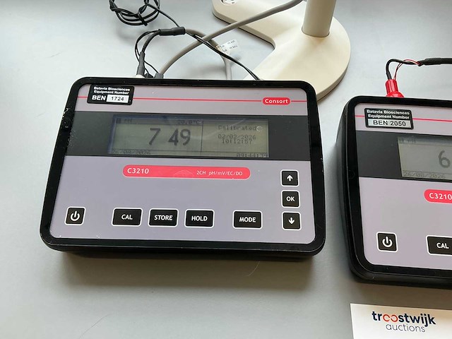 Consort c3210 dual channel ph,ec,do,orp-meter (2x) - afbeelding 3 van  9