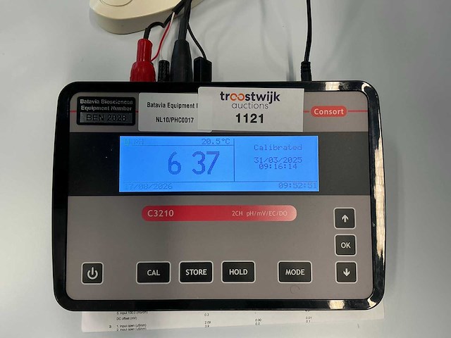 Consort c3210 dual channel ph,ec,do,orp-meter - afbeelding 4 van  6