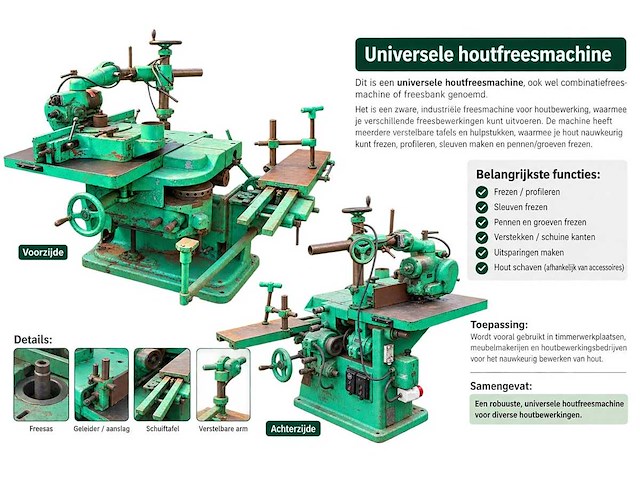 Constant philips universele houtfreesmachine met toebehoren - afbeelding 3 van  5