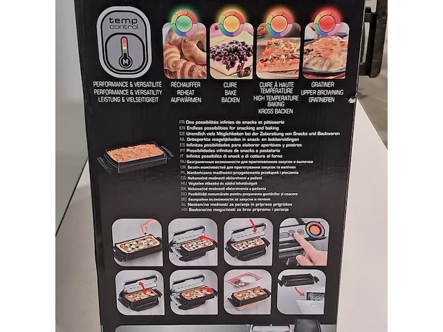 Contact grill, tefal, optigrill xl gc724d12 - afbeelding 4 van  5