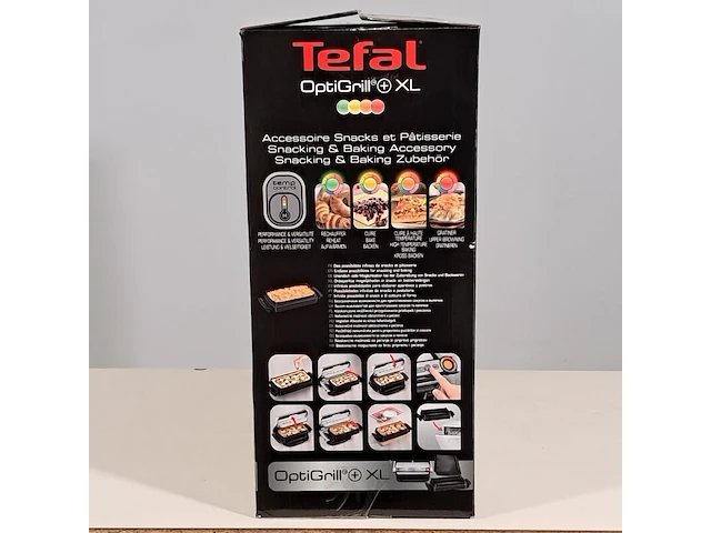 Contact grill, tefal, optigrill xl gc724d12 - afbeelding 4 van  6