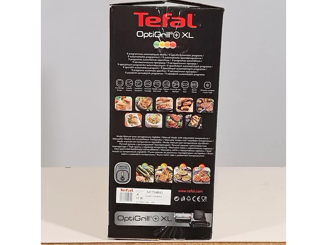 Contact grill, tefal, optigrill xl gc724d12 - afbeelding 6 van  6