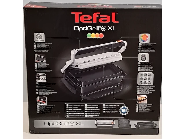 Contact grill, tefal, optigrill xl gc724d12 - afbeelding 5 van  6