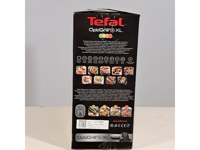 Contact grill, tefal, optigrill xl gc724d12 - afbeelding 6 van  6