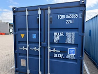 Container - 20 ft one way / ongebruikte zeecontainer - ral 5013 - shipping container - 2020 - afbeelding 2 van  9