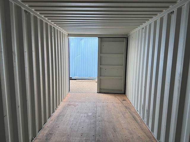 Container - 20 ft one way / ongebruikte zeecontainer - ral 5013 - shipping container - 2020 - afbeelding 7 van  9