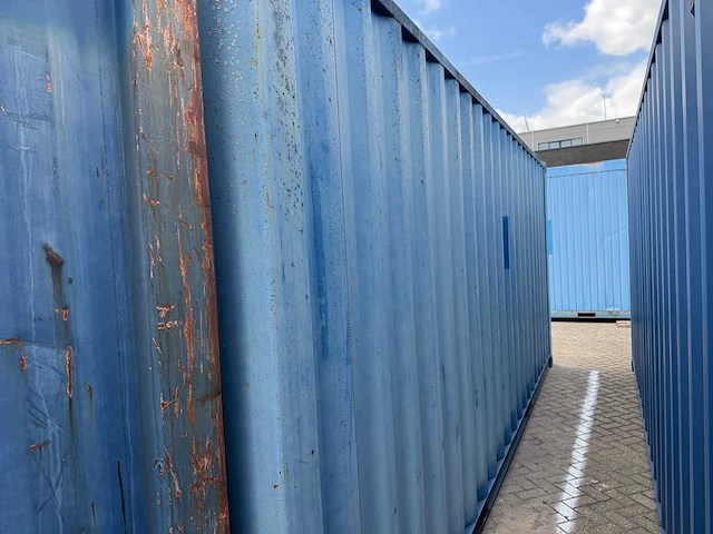 Container - 20 ft zeecontainer - ral 5010 - shipping container - 2006 - afbeelding 2 van  4