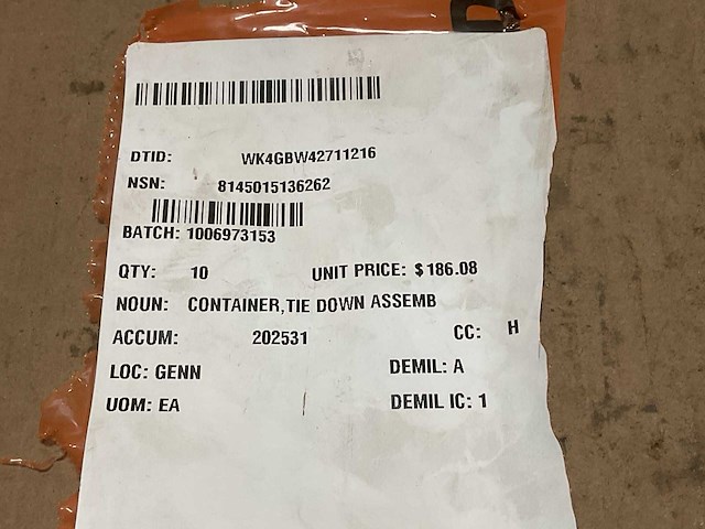 Container tie down assembly (10x) - afbeelding 5 van  5