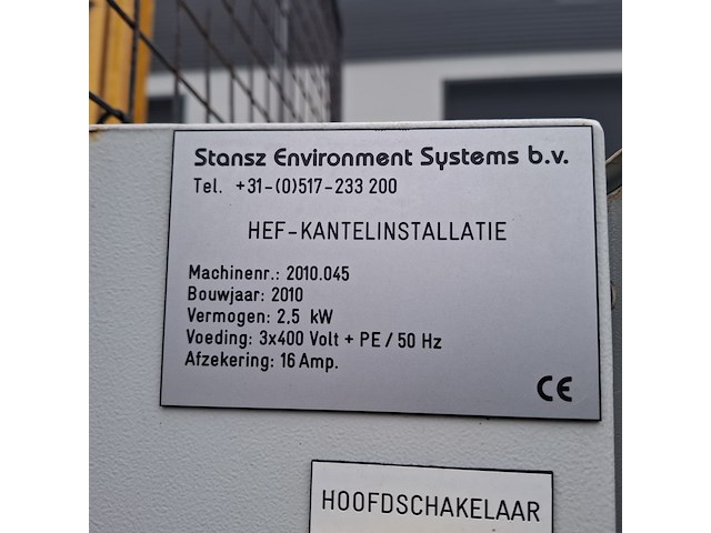 Containerkantelaar/ laadsysteem, stansz, 2010.045, 2010 - afbeelding 2 van  22
