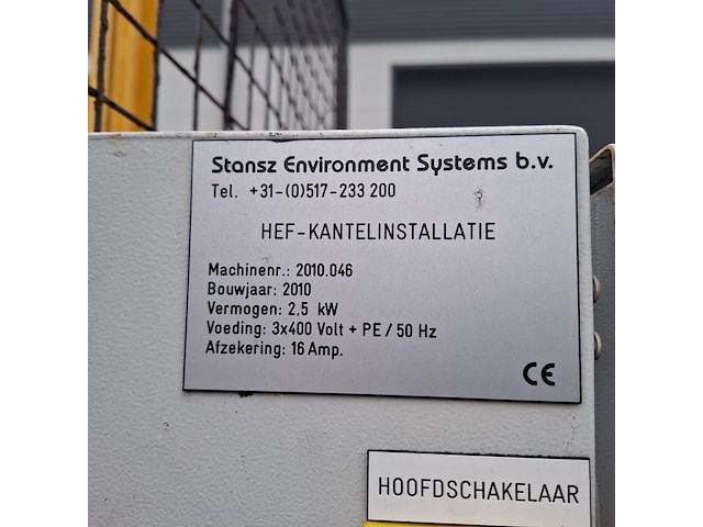 Containerkantelaar/ laadsysteem, stansz, 2010.046, 2010 - afbeelding 2 van  23