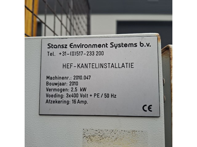 Containerkantelaar/ laadsysteem, stansz, ha 22kw, 2010 - afbeelding 2 van  21