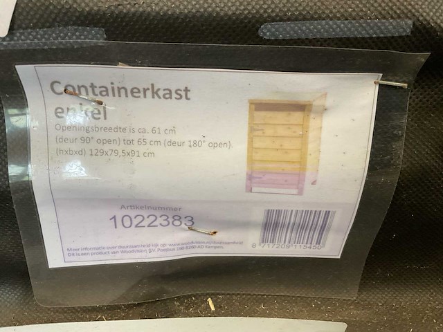 Containerkast 129x79,5x91 cm - afbeelding 2 van  3