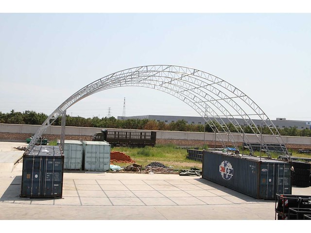 Containeroverkapping / opslagshelter 12x18x4,5 meter / c604015s - afbeelding 4 van  4