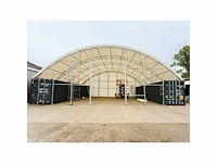 Containeroverkapping / opslagshelter 18x24x4,5 meter / c608015s - afbeelding 3 van  4