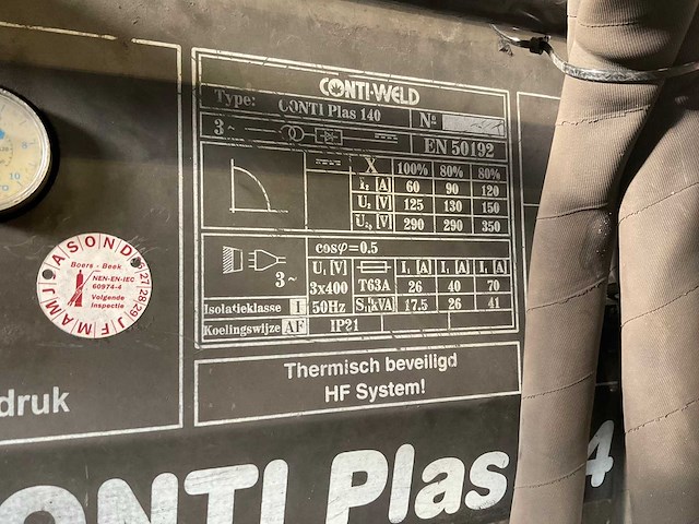 Conti-weld contiplas 140 mig lasapparaat - afbeelding 4 van  6
