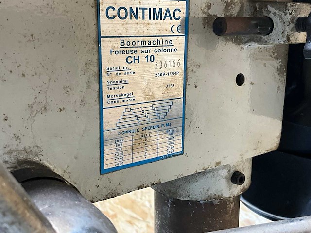 Contimac ch 10 kolomboormachine - afbeelding 4 van  6